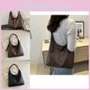 Stylish Large Capacity Tote Bag For Women In Black And Brown Colors Ideal For Daily Use