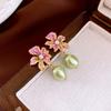 Ear Jewelry Bohemian Earrings Women Light Luxury Sweet Drop Earrings Flower Stud Earrings  Female