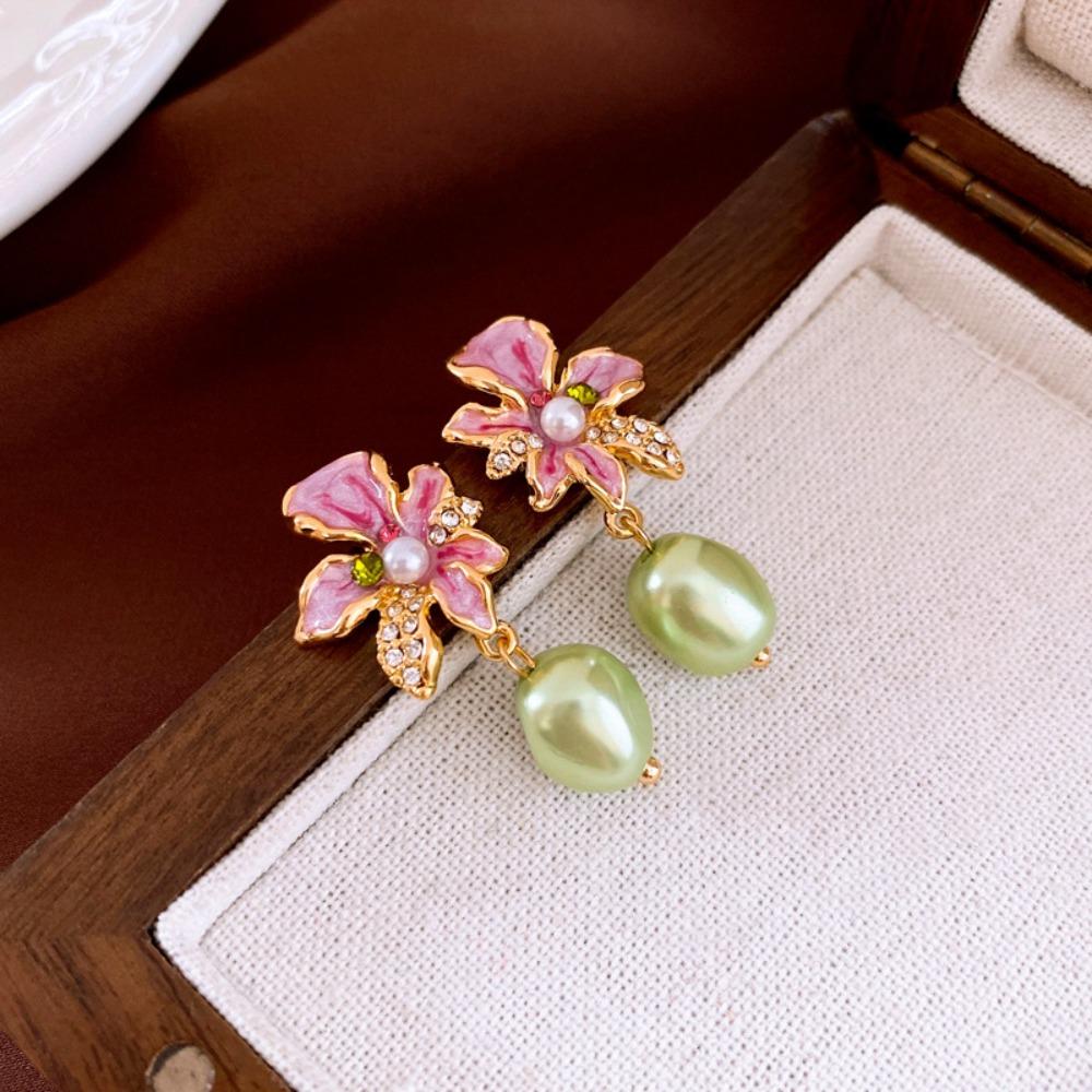 Ear Jewelry Bohemian Earrings Women Light Luxury Sweet Drop Earrings Flower Stud Earrings  Female