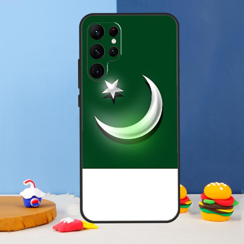 Pakistan Flag Phone Case For Samsung Galaxy S24 S25 Ultra S9 S10 S20 S22 S21 S23 Plus S24 FE Cover Coque