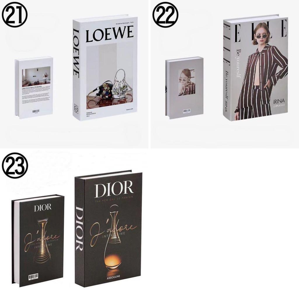 [Б/У] Набор из 3 книг-муляжей Иностранная книга Книга-муляж Имитация книги