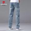 Pierre Cardin Мужские свободные прямые джинсы в стиле business casual