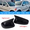 Для LHD VW Golf 4 MK4 1998-2002 Passat B5 Jetta Наклейка на автомобиль Крышка бокового зеркала заднего вида Накладка крыла Наружная дверная накладка ABS