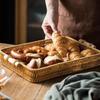 Поднос для фруктов и закусок из искусственного ротанга