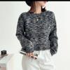 Pullover Sweater Women 2023 Autumn/Winter Casual Pullover Over Knitwear O Neck Loose Bottom Covering Sweater Pullover Female Top