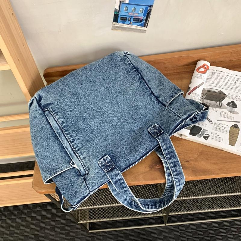 Джинсовая сумка, женская сумка через плечо, большая вместительная сумка через плечо для мужчин, сумка-мессенджер