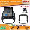 9.7" Vertical Style Tesla Screen Android Car Radio GPS Navigation Multimedia Player for Renault Kaptur Capture 2016-2019