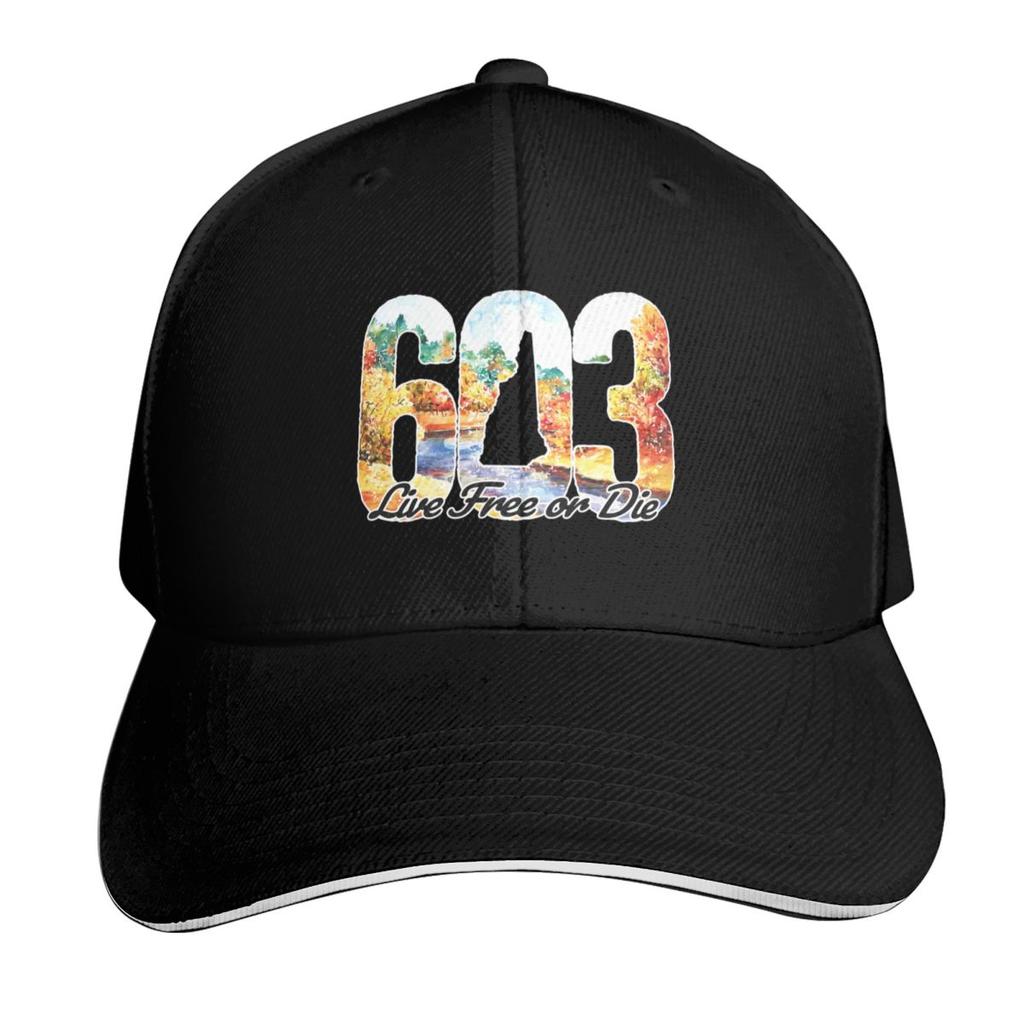 NH Live Free or Die New Hampshire Autumn Watercolor Foliage Baseball Cap dad hat Sports Cap Women Hats Unisexs