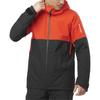 SALOMON Мужская куртка с капюшоном и застежкой-молнией Color Block, длинный рукав, красная LC2331000