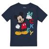 Boys Mickey Mouse Text T-Shirt