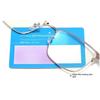 Stainless Steelanti Blue Light Lens Plain Glasses New Flat Light Mirror Double Beam Literature Mirror Frame High Quality