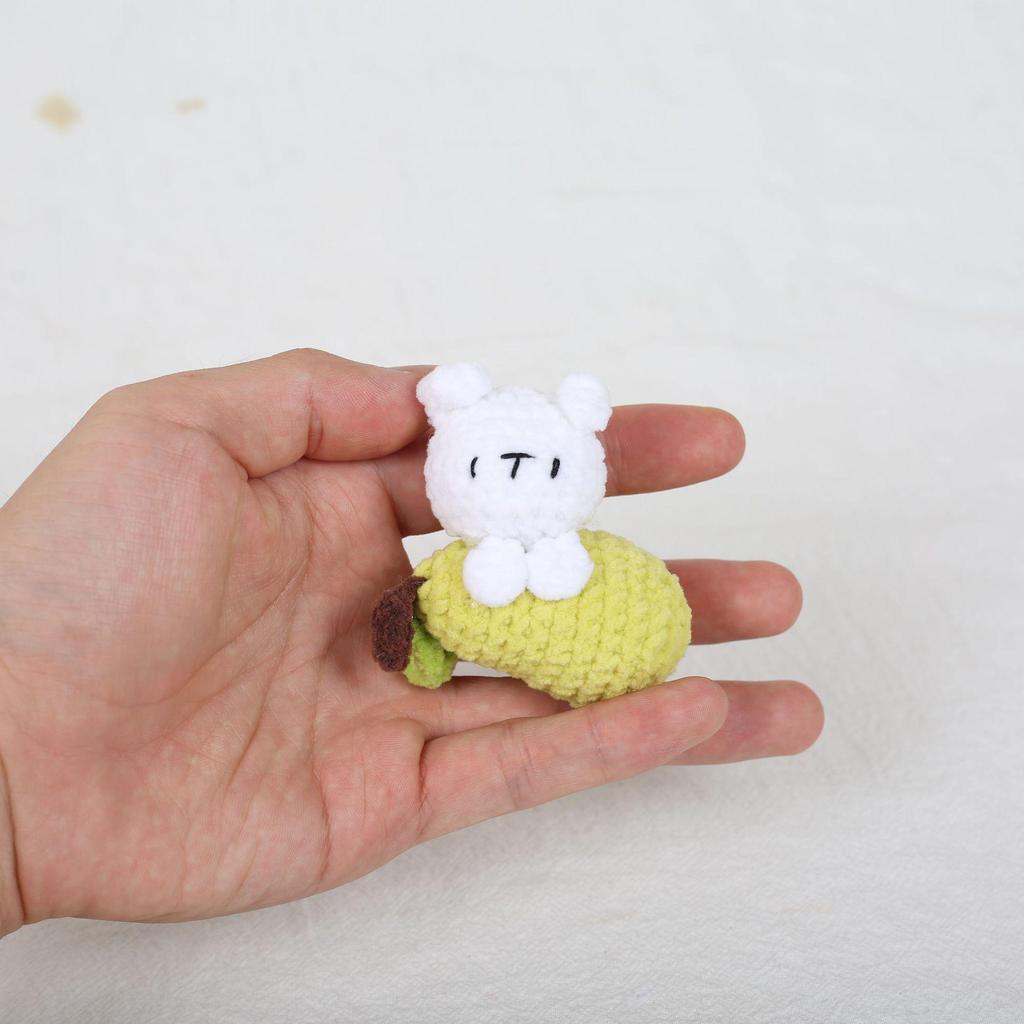 Плюшевый брелок в виде фруктового кролика - Милые подвески в виде арбуза, лимона, моркови, груши и клубники для детских сумок