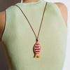 Cute Fish Necklaces Beach Bohemian Drop Earrings Creative Tropical Fish Pendant Women