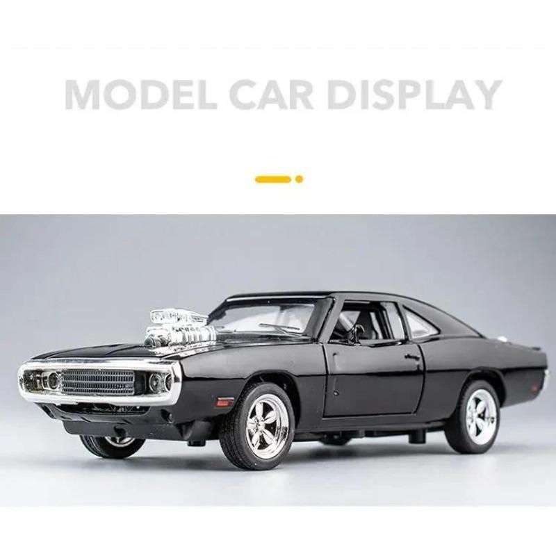 1/32 Моделирование Dodge Challenger 1970 Fast Alloy Classics Модель автомобиля Литые игрушечные машинки Furious Cars Украшения Игрушки Дети Мальчик