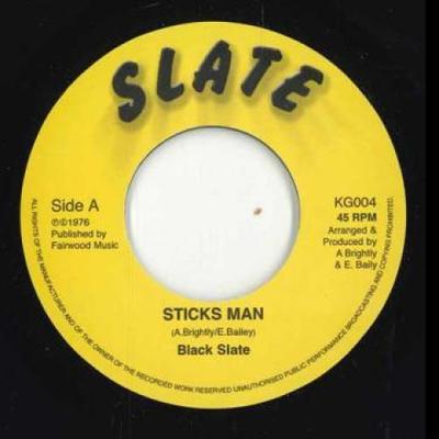 7-дюймовая пластинка BLACK SLATE - Sticks Man / Robber Man In Dub KG004 Slate 2025 UK Регги, Ска и Даб
