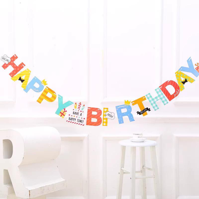 Gradient Rainbow Balloon with Crown for Girl's First Birthday Party Background Decoration