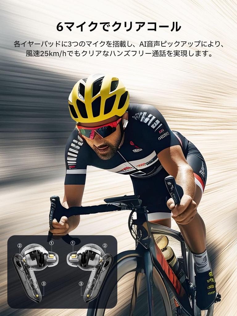 Edifier Беспроводные наушники NeoBuds Plus 48 дБ Гибридное активное шумоподавление Bluetooth AAC до 47 часов Звук Водонепроницаемый Микрофон ИИ Обнаружение шума при звонке Функция Черный 5.4/Высокий