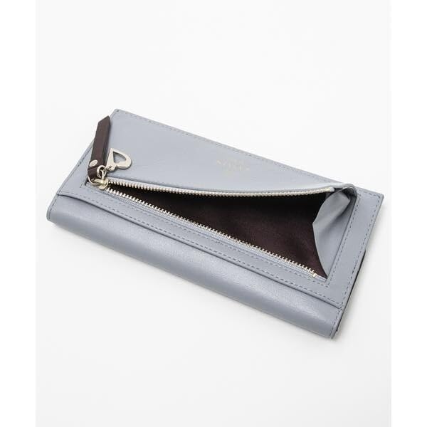 En Carla Узкий длинный кошелек Черный F [Lanvin Bleu]