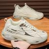 Мужская обувь осень новая дышащая универсальная модная повседневная спортивная платформа для бега маленькие белые кроссовки для папы