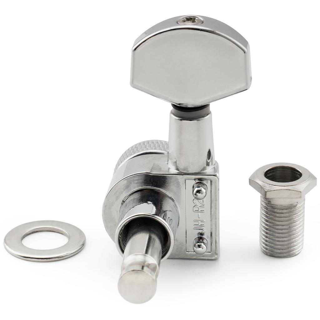 Гитарная блокировка Musiclily Pro для электрических хромированных 6-рядных 2-штырьковых колков SQ, гитар Square, Strat/Telecaster,