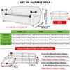 Мягкий эластичный чехол для дивана для углового дивана L-образной секционной софы Полный чехол-накидка для дивана с подлокотниками