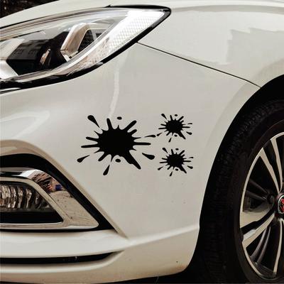 Светоотражающие автомобильные наклейки Пятна Чернильные пятна Клякса Личность Креативные Смешные Наклейки-царапины Граффити Стиль Наклейка на мотоцикл