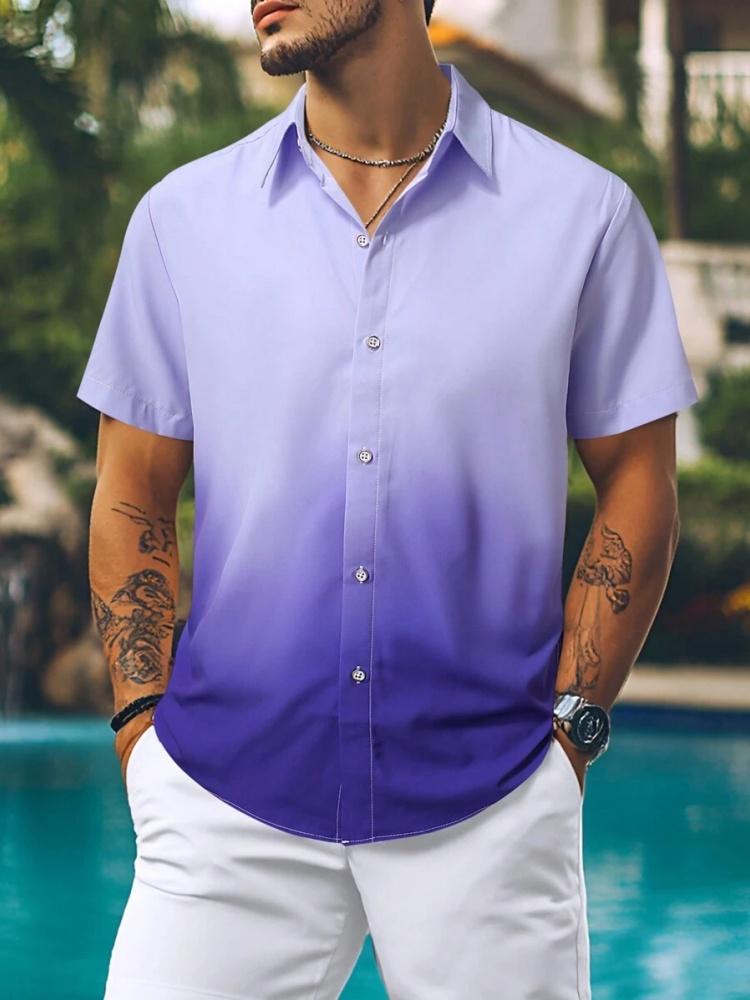 Мужская рубашка с одним воротником для пляжа, бассейна, вечеринки, лета, повседневной мужской моды, рубашка с короткими рукавами и 3D-принтом