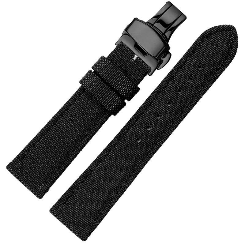 18 мм 20 мм 22 мм Универсальный ремешок из нейлона и холста, водонепроницаемый ремешок для смарт-часов Casio Longines Citizen Tissot Seiko 19 мм 21 мм 23 мм 24 мм