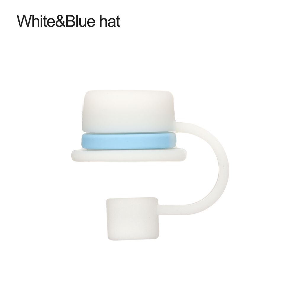 Sealing Lids Drinkware Accessories Cartoon Straws Plugs Silicone Dust-Proof Cap Pipette Tip Cover