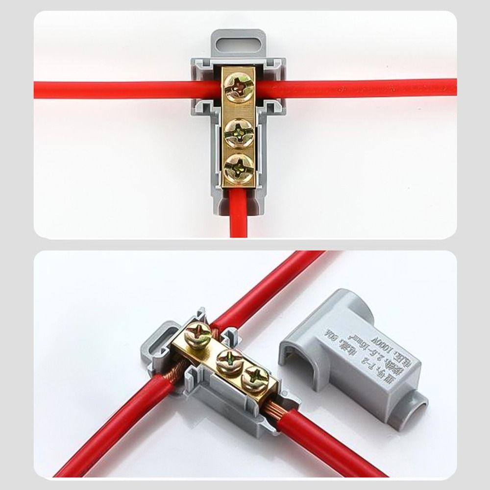 Электрические разъемы для быстрого соединения Т-типа, компактные электрические разъемы высокой мощности