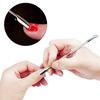 Cuticle Nail Pusher Nail Art Manicure Tools Stainless Spoon Cuticle Pusher Remover Trimmer