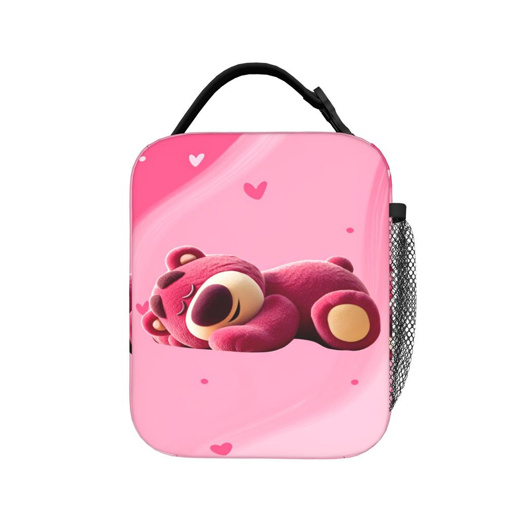 Lotso Lunch Bag School Lunch Box For Adult Cute Graphic Tote Food Bags Oxford Portable Zipper Cooler Bag