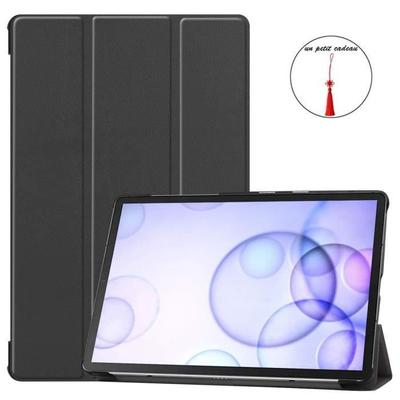 Для Samsung Galaxy Tab S6 10.5 2019 SM-T860 / T865 Чехол из ПУ кожи Защитный чехол с функцией авто пробуждения/засыпания, Черный