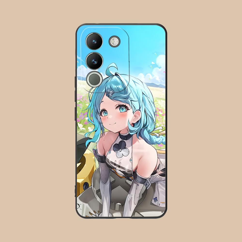 Zenless Zone Zero Семена Матовый Чехол для Мобильного Телефона для VIVO Y77 76 75 74 73 72 58 56 55 51 50 38 36 Y19 Y18 Y03 Y01 5G Цветной