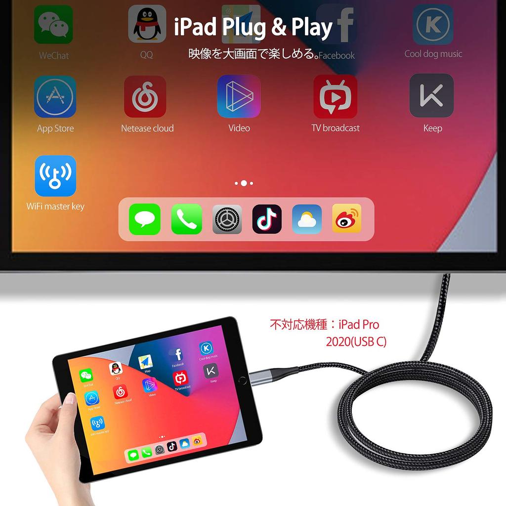 Новый HDMI-кабель Idoove для iPhone, HDMI-кабель-переходник, 4 м, цифровой AV-конвертер, выход на ТВ, соединительный кабель Lightning HDMI 14 YouTube TV-выход
