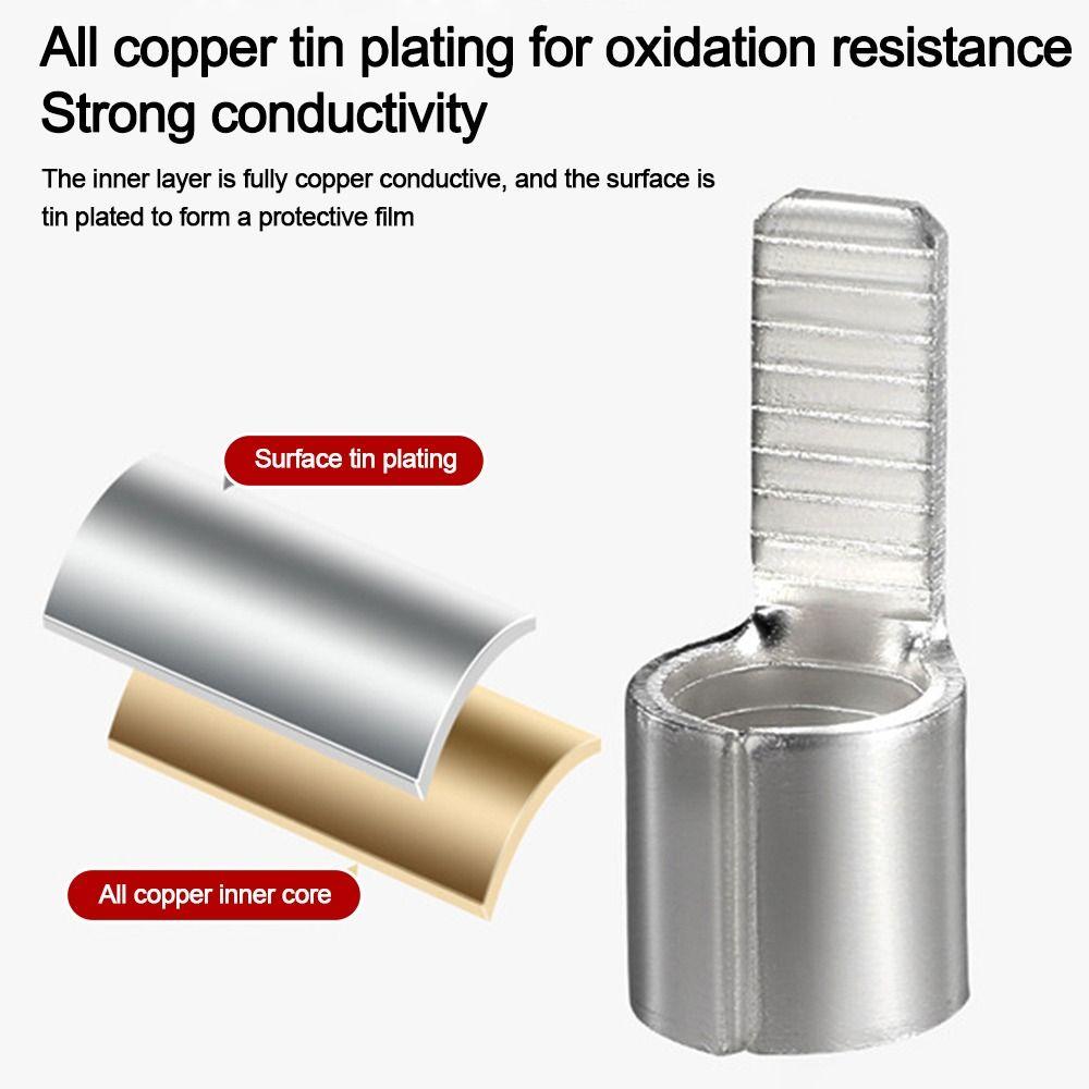 Pin-Shaped C45 Contact Pin Copper Tin Plated DZ47 Circuit Breaker Plug  Electrical