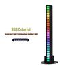 RGB светодиодная подсветка, синхронизированная со звуком: Модный Цветной Светодиод для Создания Музыкальной Атмосферы в Автомобиле или на Столе со Звуковым Сенсором