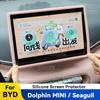 Для BYD DOLPHIN MINI SEAGULL EV силиконовая рамка экрана протектор края дисплея центральный пульт управления защитный чехол автомобильные аксессуары
