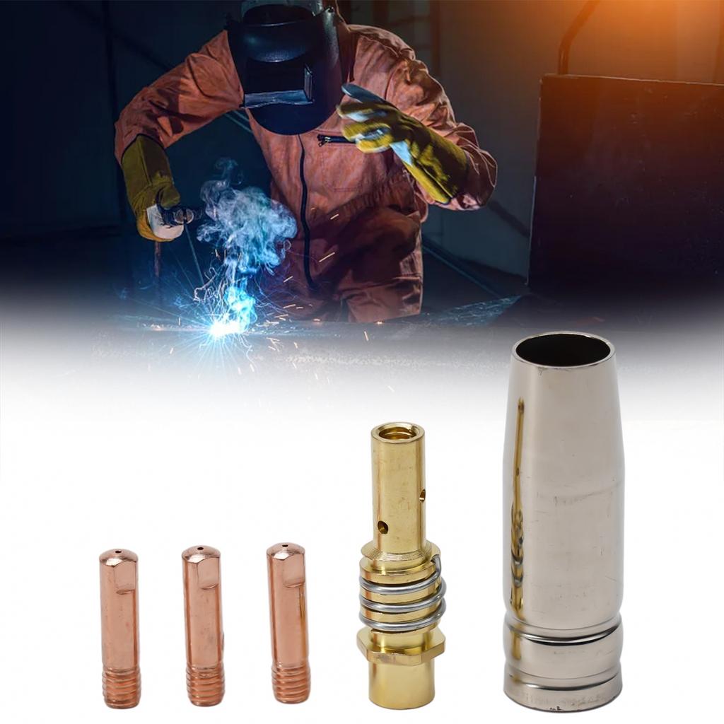 0,6/0,8/0,9/1,0/1,2 мм Аксессуары для сварочных сопел Токопроводящий наконечник Контактный наконечник