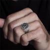 Ретро Тайское Серебряное Логотип Масона Унисекс Кольца Для Мужчин Женщин Мода Новые Украшения Подарок Вечеринка Оптовая продажа anillos