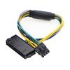 12" 24-Pin To 8-Pin 18AWG ATX Power Supply Adapter Cable for Dell Computers - New