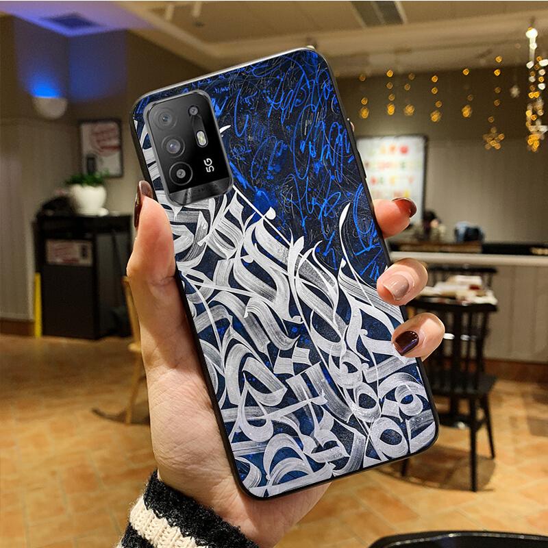 Чехол для телефона Pokras Lampas Graffiti Art для OPPO A54 A74 A94 A53S A9 A5 A15 A16 A91 A96 A76 Reno8 8Pro Reno2 Z