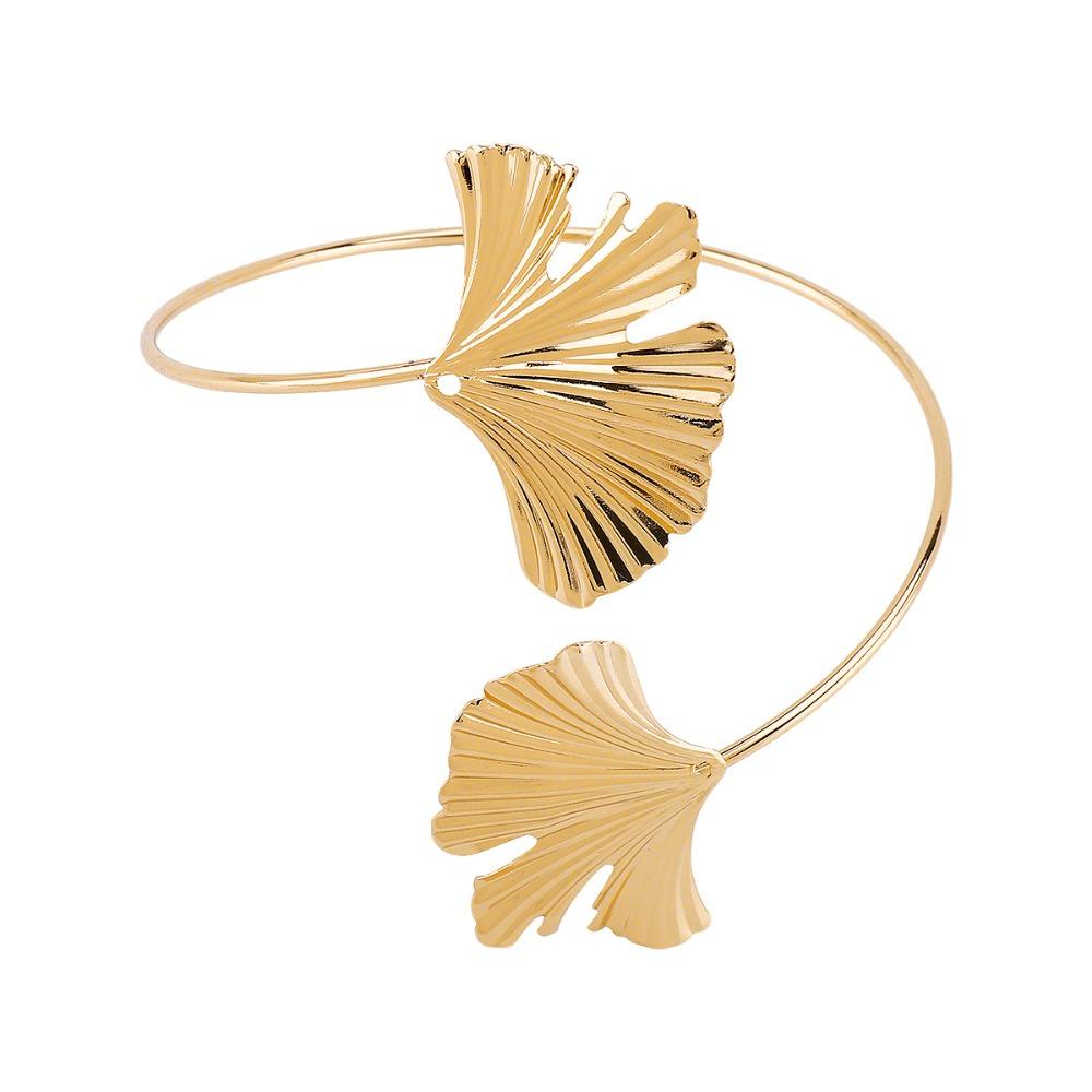 Leaf Opening Cuff Bracelets Butterfly Circle Upper Arm Bracelet Arm Accessories