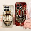 Чехол для телефона Xiaomi 15T Pro, мягкий силикон, золотая корона, буква, нарисованная задняя крышка для Xiaomi15T 15 T Pro, чехлы, бамперы