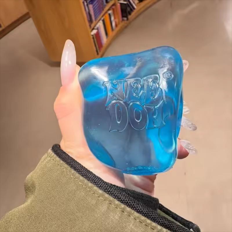 Schylling Nee Doh Nice Cube Супер Большой Размер 8--8,5 см Сенсорная Игрушка Сюрприз Медленный Отскок Снятие Тревоги Нетоксичная Игрушка для СДВГ Аутизма