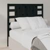 VidaXL Headboard Black 96x4x100 Cm Solid Pine Wood 818754