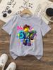 Kids Boys Graffiti Drip Number 67 Graphic TShirt Soft Cotton Crew Neck Tee Casual Summer Wear for School  Playdf0013