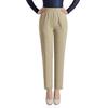 Middle-aged and Elderly Women's Pants Summer Thin High-waisted Loose Casual Stretch Women's Pants