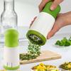 Spices Easy Grater Shredder Stainless Steel Garlic Coriander Chili Pepper Grater Spinner Double Blade Cool Kitchen Gadget