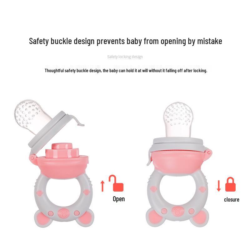 Силиконовый прорезыватель: Детский ниблер для фруктов и овощей